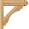 Ekena Millwork Olympic Rough Sawn Arts and Crafts Outlooker, Western Red Cedar, 6"W x 20"D x 20"H OUT06X20X20OLY03RWR - alternate 2